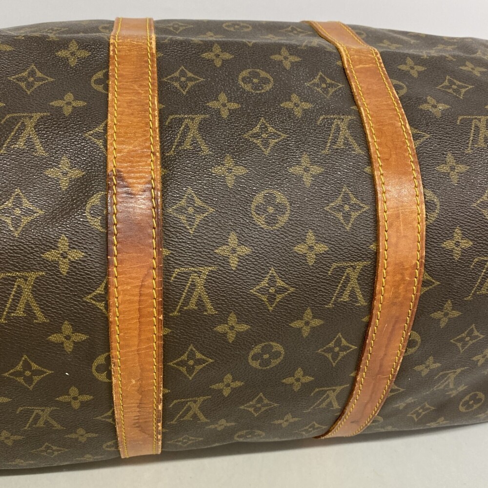 LOUIS VUITTON Brown Monogram Keepall 50 Boston Bag - Picture 11 of 13
